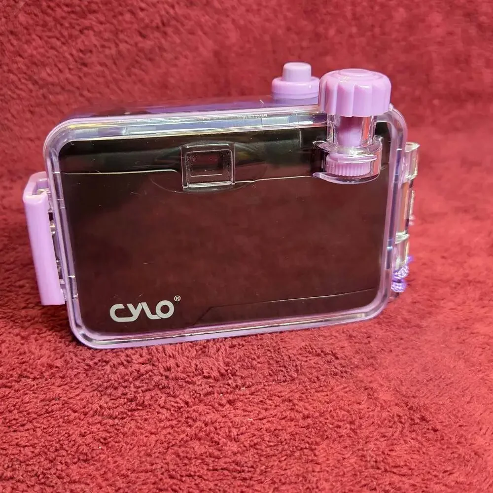 Cylo Waterproof Reusable 35mm Film Camera with Case Tie Dye Pattern